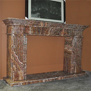 Decor European Onyx Fireplace Mantel Design/UK style fireplace