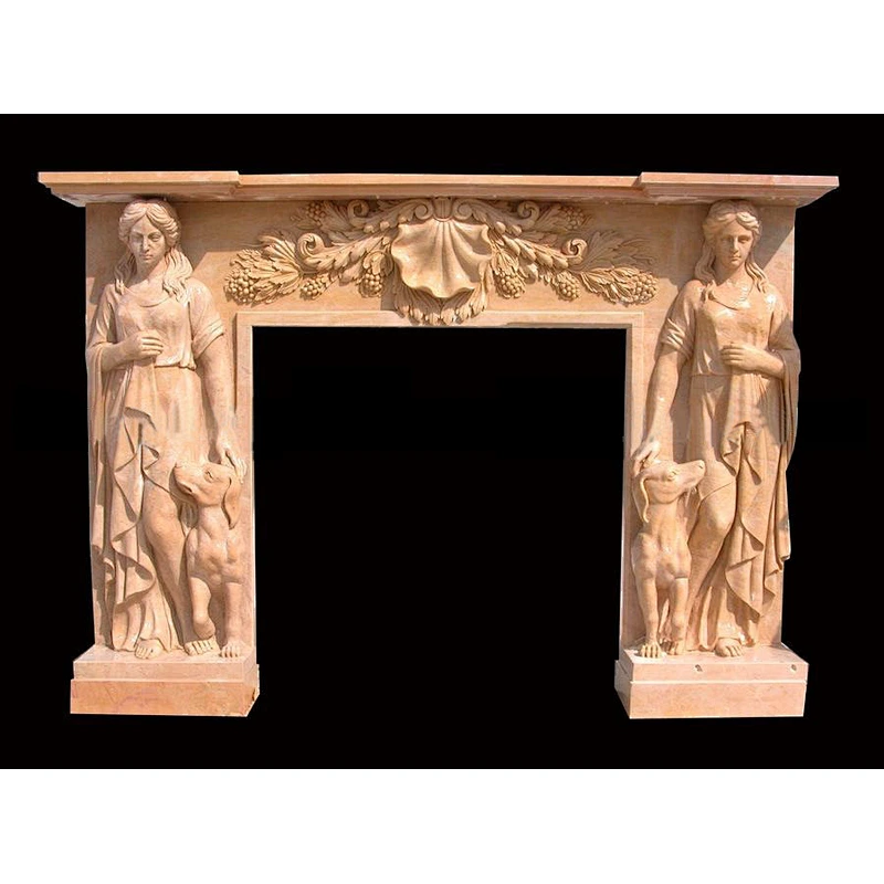 Freestanding Indoor Fireplace Mantel Surround Decorative Shabby Chic/marble surrounds