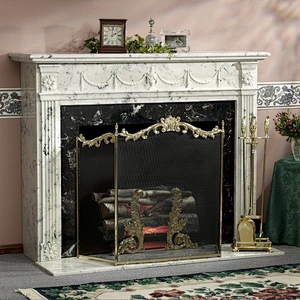 french style marble fireplace mantel/cheap fireplaces/victorian style fireplace