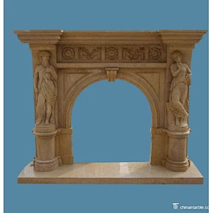 sandstone fireplace mantel/antique marble fireplace mantel