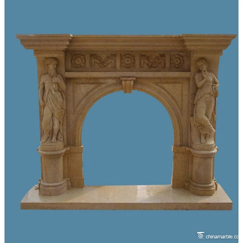 sandstone fireplace mantel/antique marble fireplace mantel