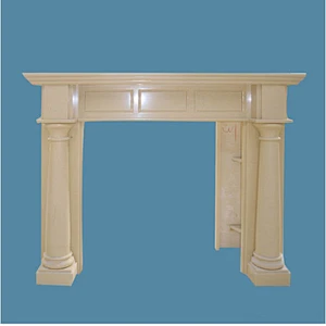 Custom Designed Factory Wholesale Marble Carved Decorating Fire Places