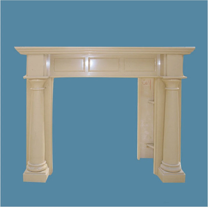 Custom Designed Factory Wholesale Marble Carved Decorating Fire Places