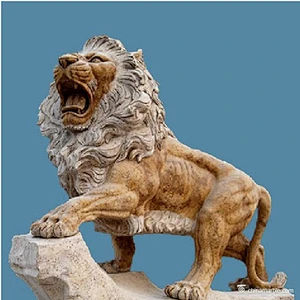large stone garden statues/garden decoration lion statue/lion marble statue