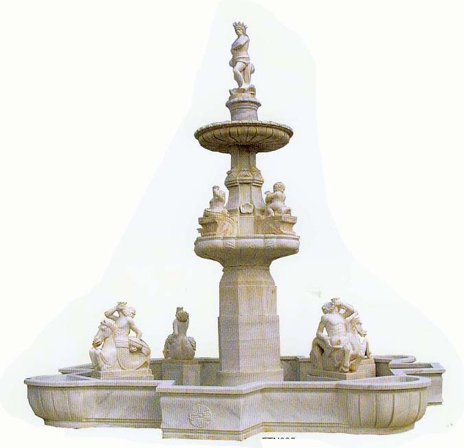 stone water fountain