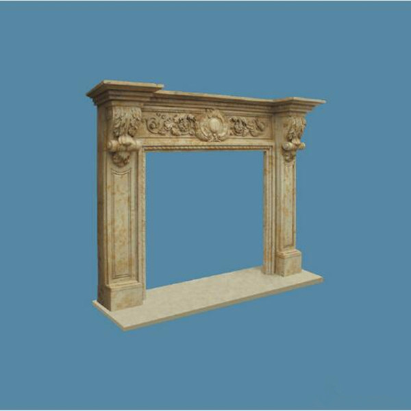 Cheap Artificial Marble Fireplace Mantel/fireplace surrounds
