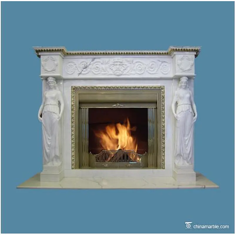 stone fireplace mantel/fireplace shelves/fireplace mantel marble