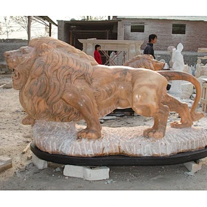 antique marble lion statues for sale