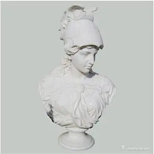 female bust sculpture/female marble bust sculptures/white marble woman bust sculpture