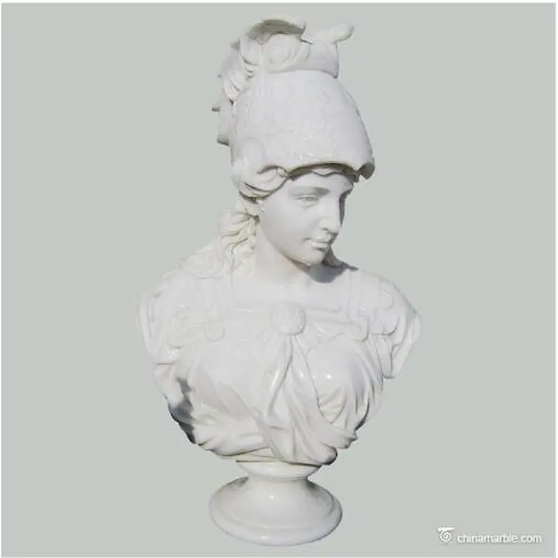 female bust sculpture/female marble bust sculptures/white marble woman bust sculpture