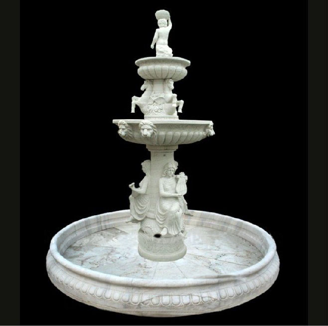 marble water fountain