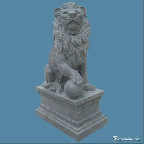 stone lion sculpture/ limestone sculpture statue/natural marble statues