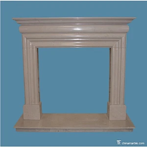 Roma marble fireplace stand/natural marble fireplace mantels