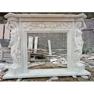 Indoor used fireplace mantel/free standing fireplace/decorative fireplace