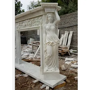 Indoor used fireplace mantel/free standing fireplace/decorative fireplace