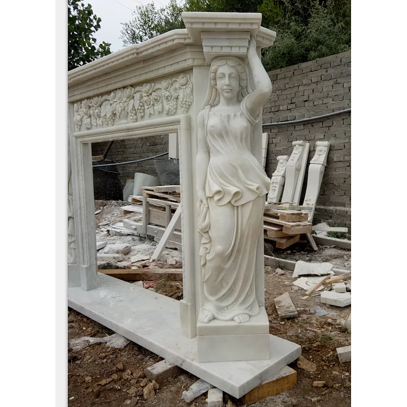 Indoor used fireplace mantel/free standing fireplace/decorative fireplace