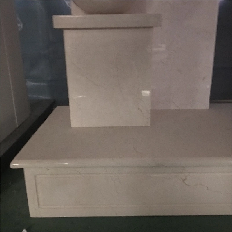 Simulated Wood Burning Fireplace Modern/marble fireplace surrounds