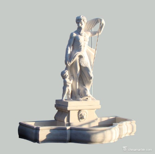 waterfall fountain statue sculpture/waterfall pool fountain/natural stone fountain