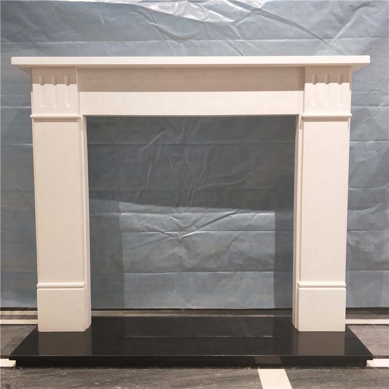 Marble Stone Fireplace Frame/natural marble mantels