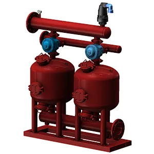 Backwash valve for irrigation water filter system