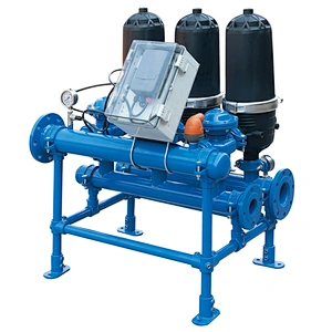 Backwash valve for irrigation water filter system