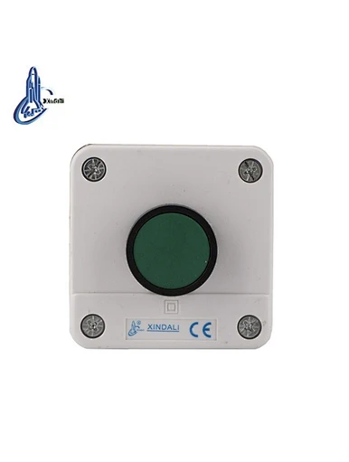 push button spring return