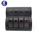 8 gang switch panel