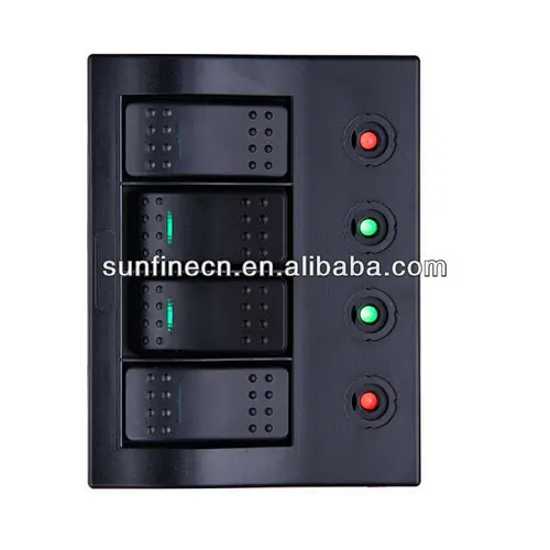 LED rocker switch Laser Etch cover