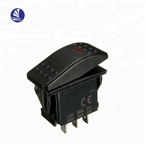 2/3/4/5/6/7/8 PIN SPST MARINE BOAT  ON-OFF LED ROCKER SWITCH 12V 24V WATERPROOF