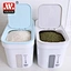 plastic rice storage box