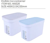 plastic rice storage box