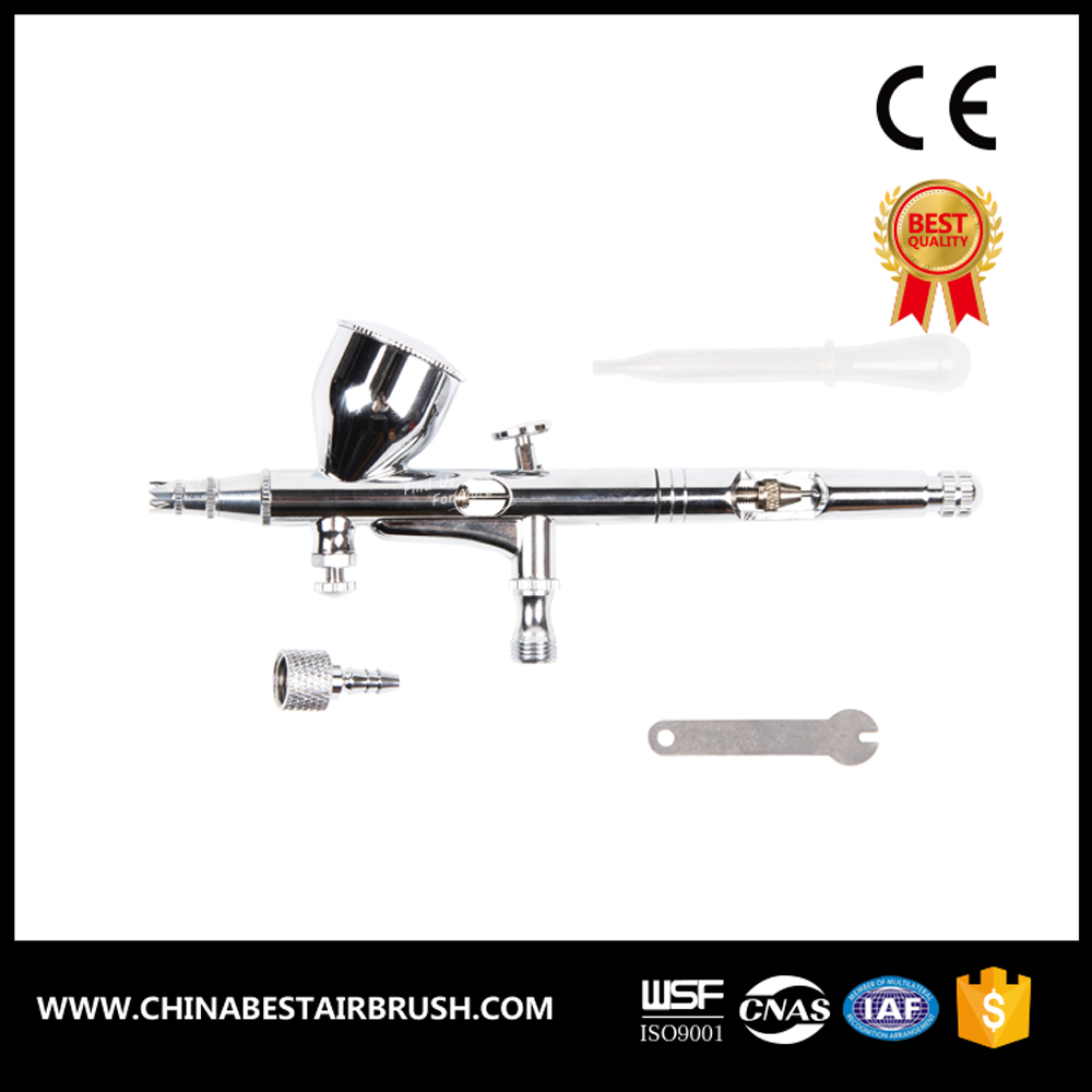 Аэрограф VIKTEC 9cc Gravity Dual Control с микро-иглой для регулировки воздуха