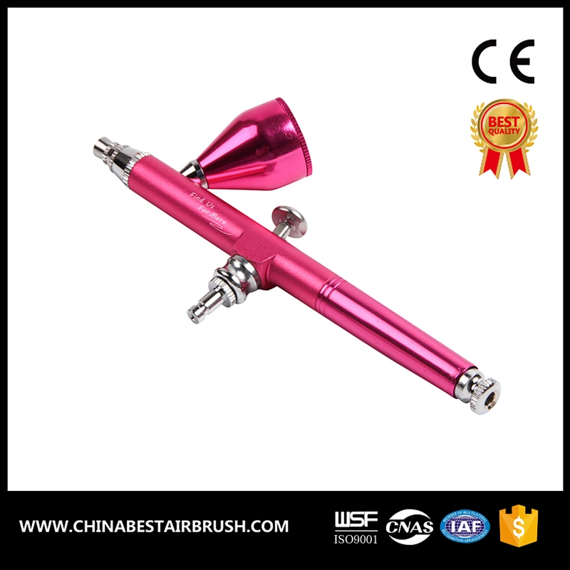 VIKTEC nieuwe versie aluminium Airbrush 9CC beker in Hot Pink