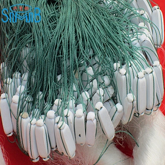 Soft Nylon monolfilament fishing nets sink bottom gill nets white color Sink net or Float net