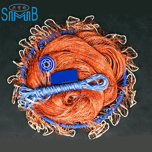High quality Good Selling American Style Hand Easy Throw Cast Net Fishing Mesh Fishing Tackle, 1.5m Tire Cords