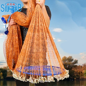 High quality Good Selling American Style Hand Easy Throw Cast Net Fishing Mesh Fishing Tackle, 1.5m Tire Cords