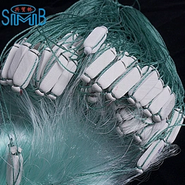 Soft Nylon monolfilament fishing nets sink bottom gill nets white color Sink net or Float net