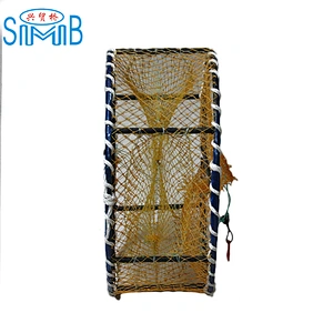 USA popular Stainless steel wire Professional 4 Funnel crab traps for sale  Commercial Fisherman Crab Trap
