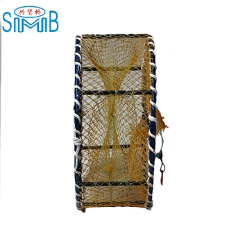 USA popular Stainless steel wire Professional 4 Funnel crab traps for sale  Commercial Fisherman Crab Trap