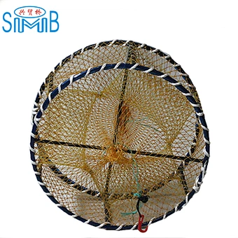 USA popular Stainless steel wire Professional 4 Funnel crab traps for sale  Commercial Fisherman Crab Trap