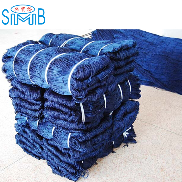 Factory Supply Hot Sell High Quality Blue Color 210d/9ply,12ply,18ply ,36ply Twisted Multifilament Nylon Double Knot Gill Net