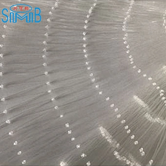 White Color Double Knot Double Selvage Type Nylon Monofilament Fishing Nets