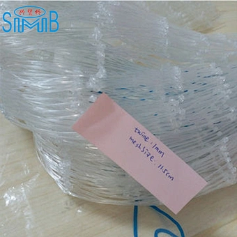 White Color Double Knot Double Selvage Type Nylon Monofilament Fishing Nets