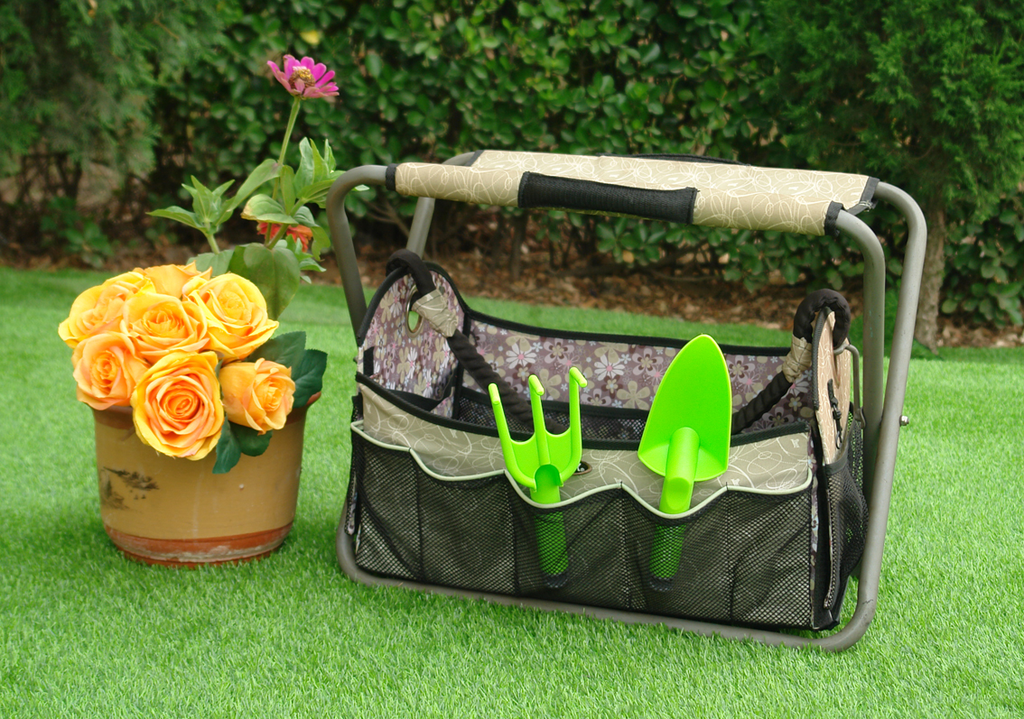 Garden Seat With Bag with tool bags