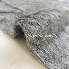 Short Pile Faux Fur Fabric for Blanket for Coat