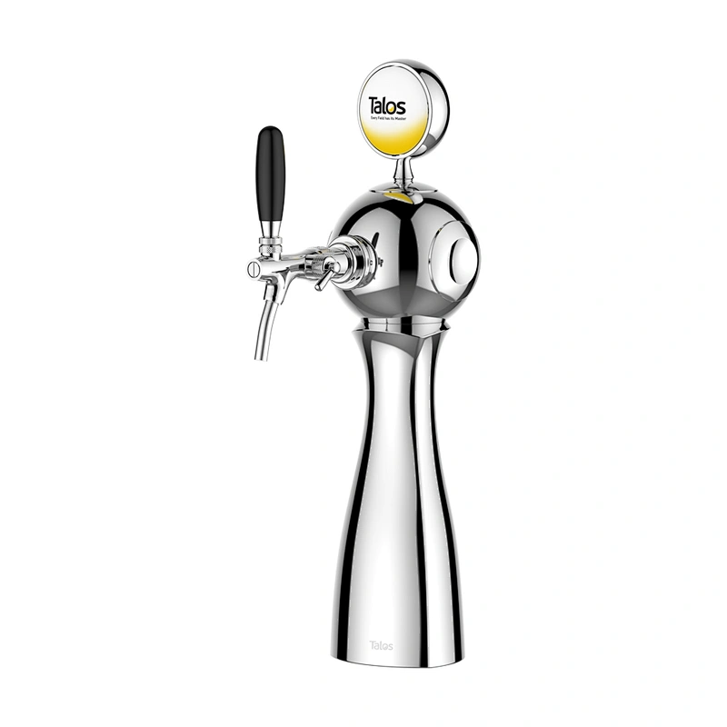 TALOS Tap Tower Chrome 1-way Dispensing Tower Draft Beer Tower