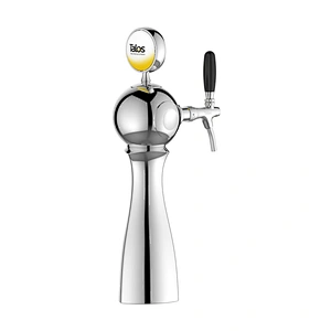 TALOS Tap Tower Chrome 1-way Dispensing Tower Draft Beer Tower