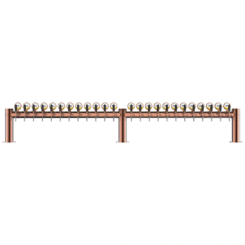 H 24 taps Copper beer tower