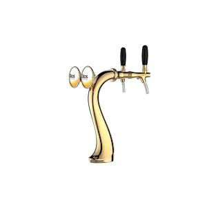 TALOS Swan Tap Tower PVD 2-way Dispensing Tower Draft Beer Tower