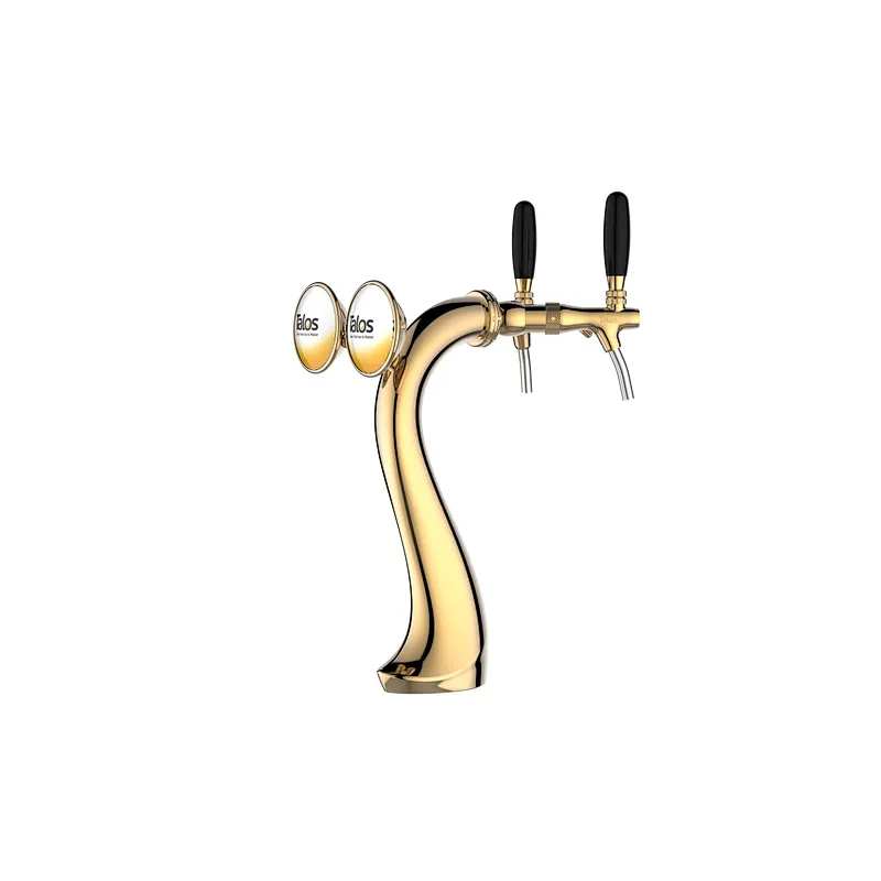 TALOS Swan Tap Tower PVD 2-way Dispensing Tower Draft Beer Tower